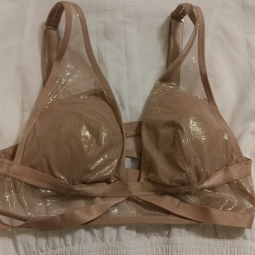 Victoria's Secret Lace and  Shimmery Bralette